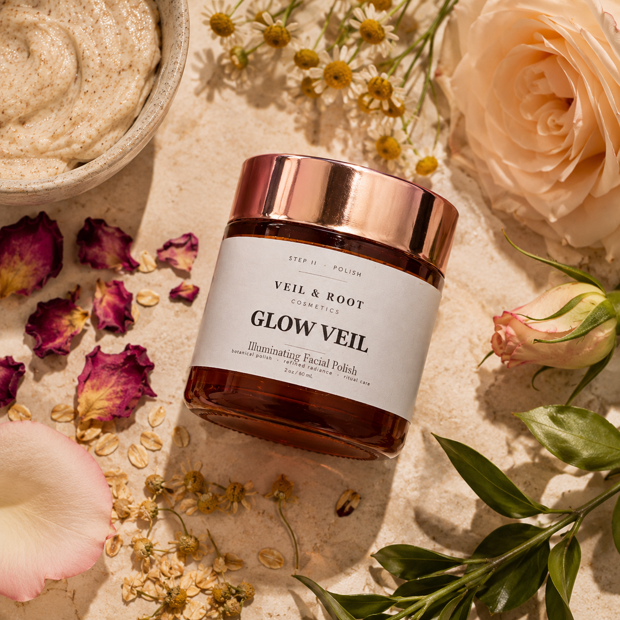 Veil & Root |Glow Veil Facial Polish