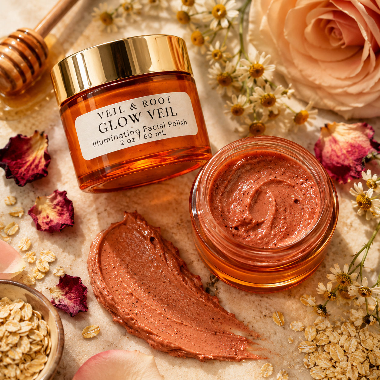 Veil & Root |Glow Veil Facial Polish