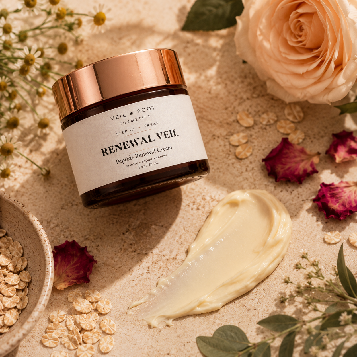 Veil & Root | Renewal Veil Peptide Face Cream
