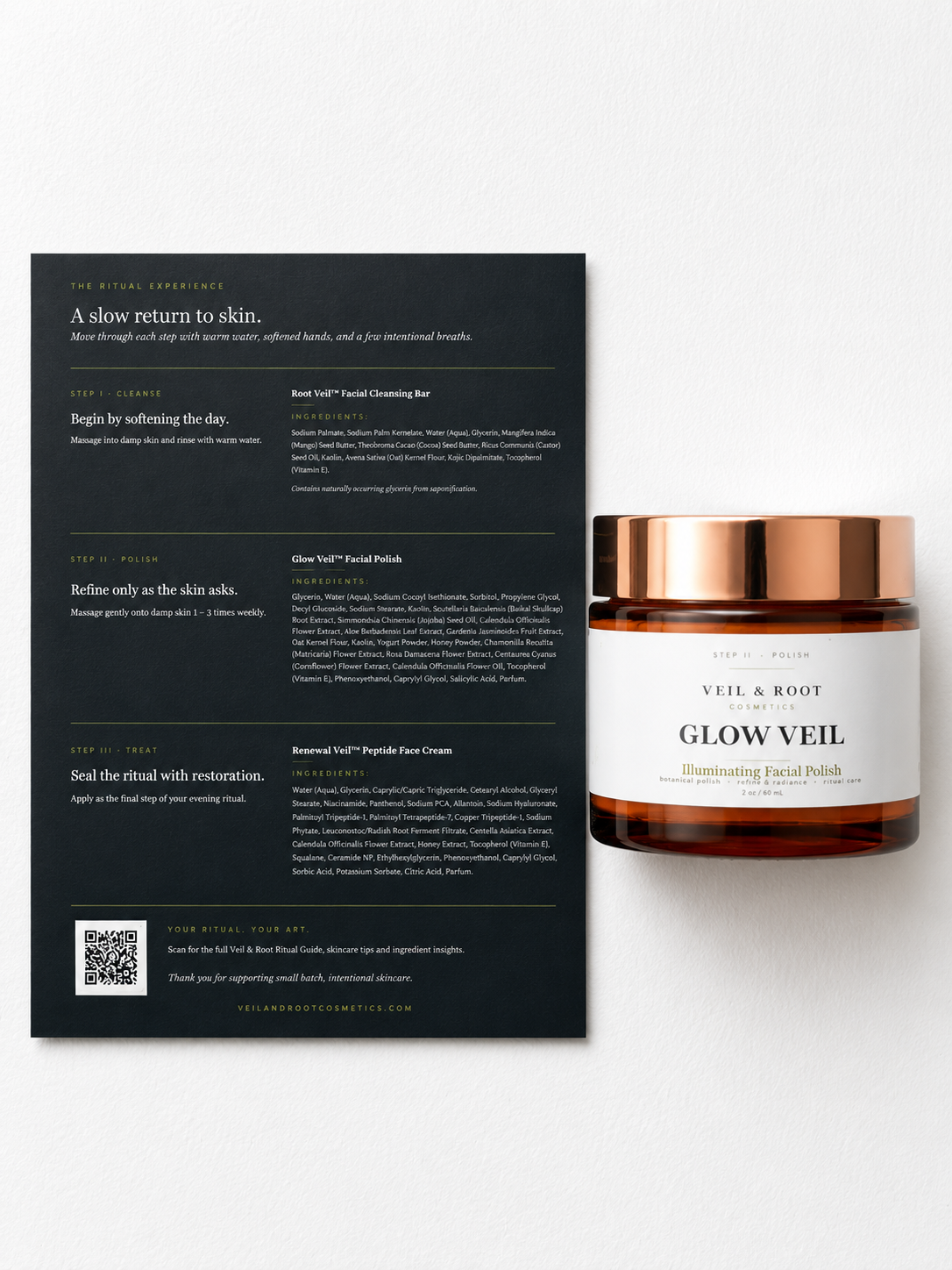 Veil & Root |Glow Veil Facial Polish